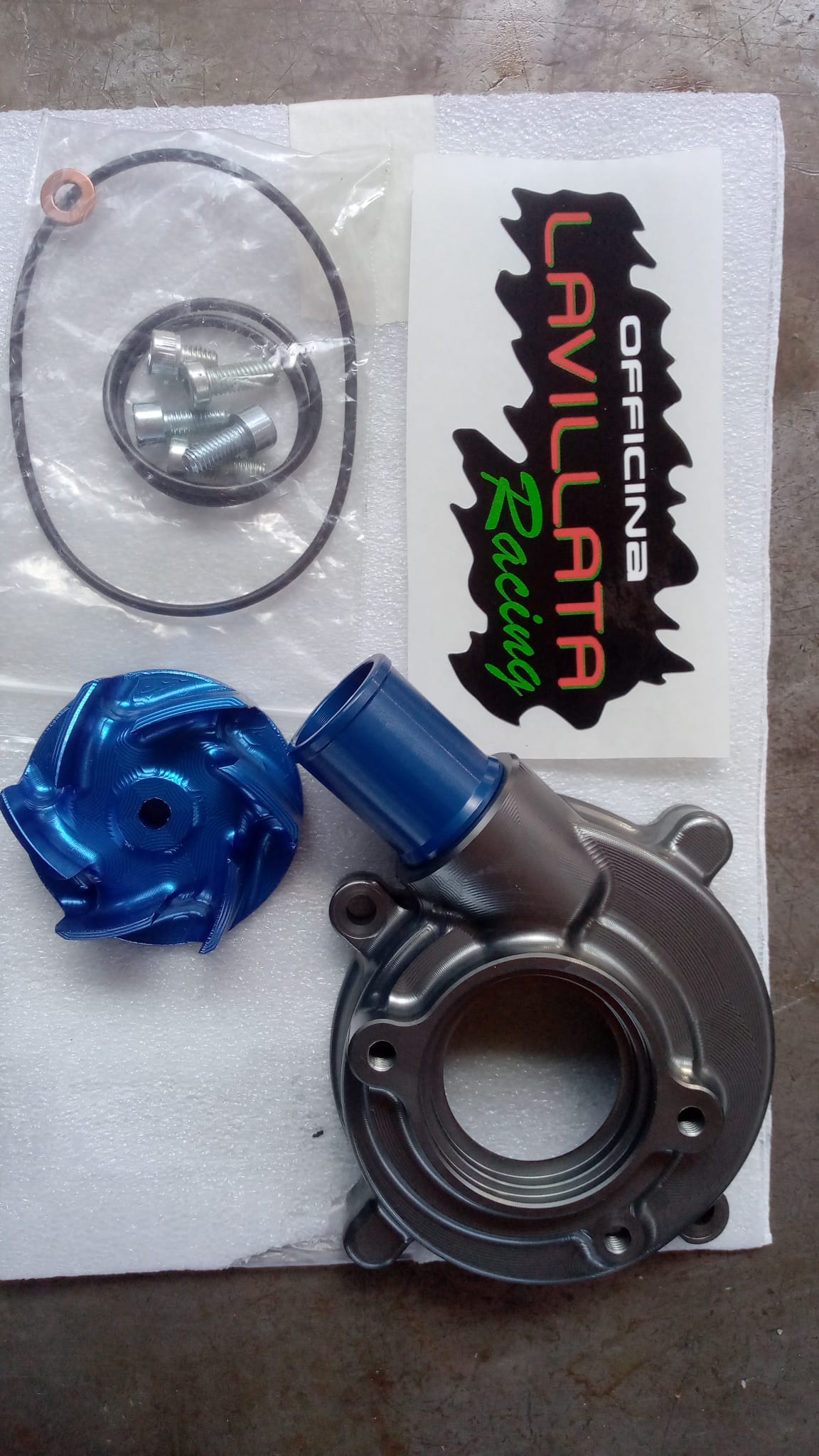 Kit Pompa Acqua Maggiorata Tnt Tornado Tre K Lavillata Racing